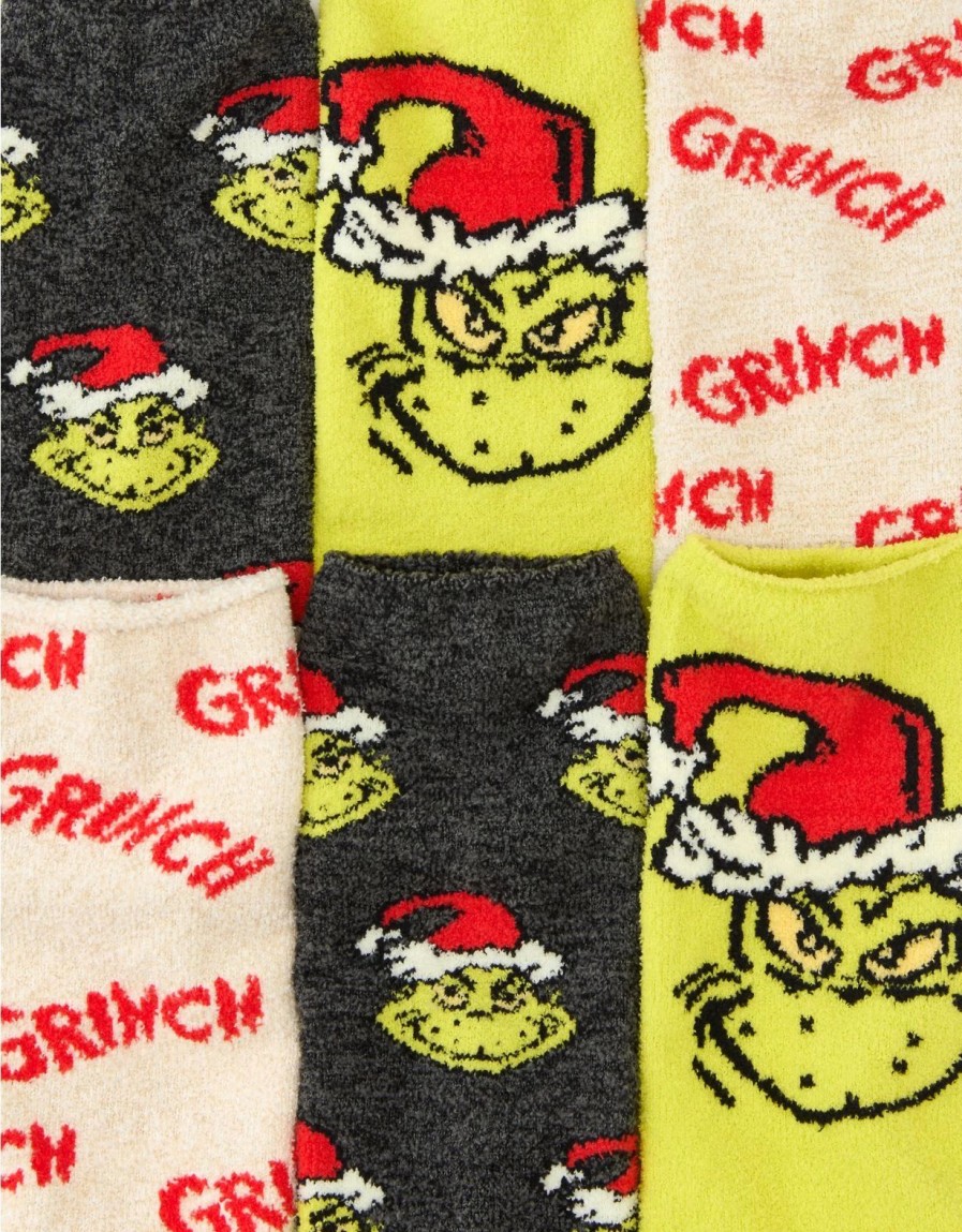 Accessories & Socks * | Ae Grinch Fuzzy Socks