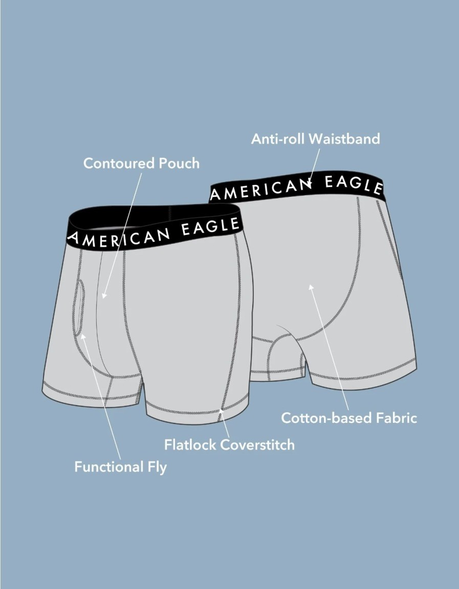 Underwear * | Aeo 4.5 Classic Boxer Brief 3-Pack