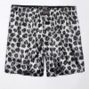 Underwear * | Aeo Snow Leopard Satin Pocket Boxer Short