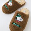 Shoes * | Ae Snoopy Fleece Slipper