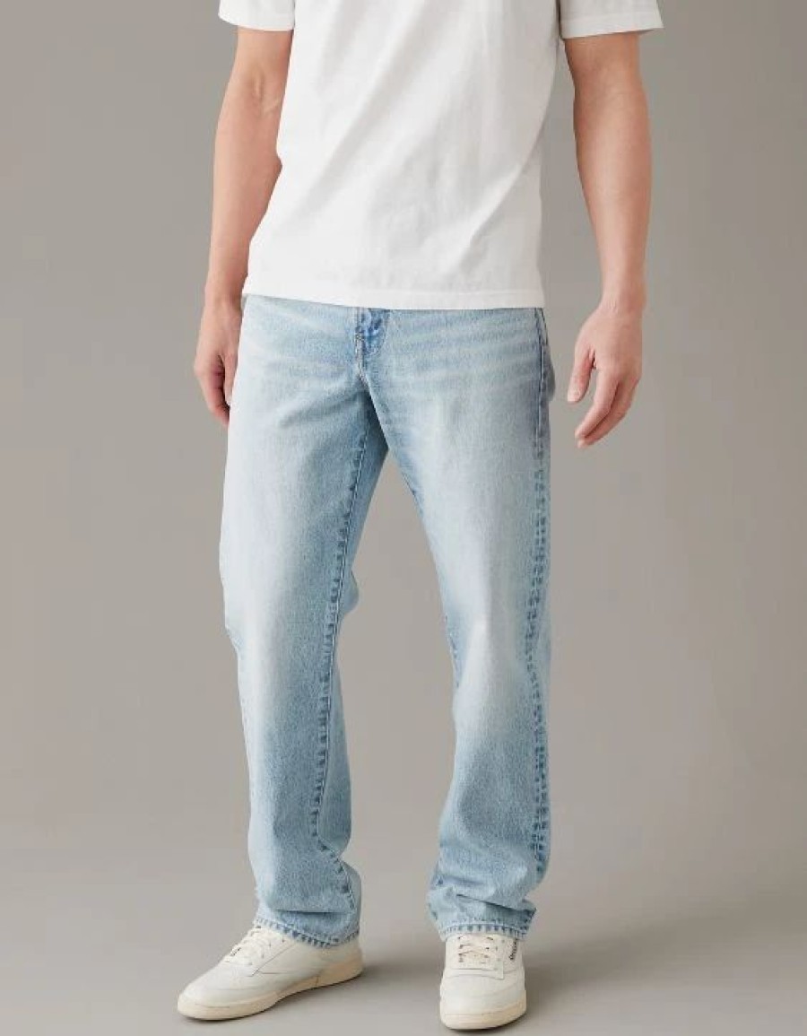 Bottoms * | Ae Relaxed Straight Jean