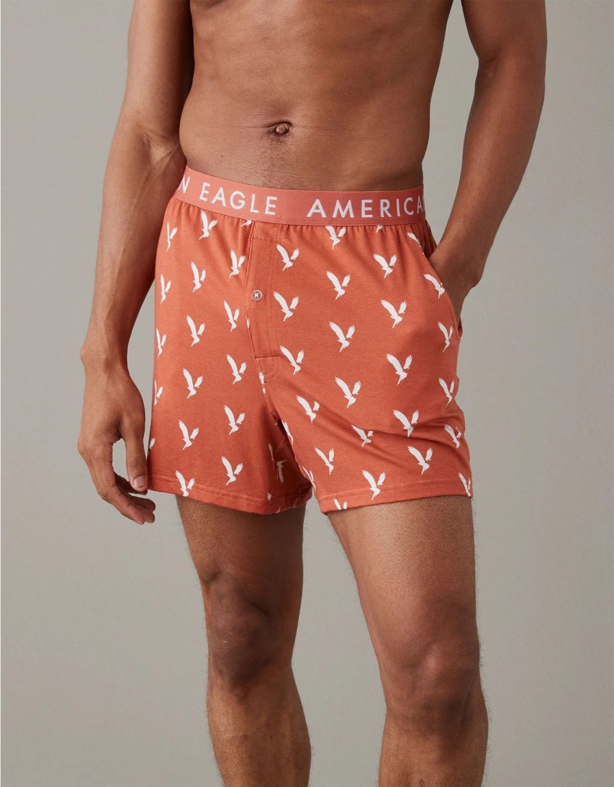 Underwear * | Aeo Eagle Ultra Soft Pocket Boxer Short