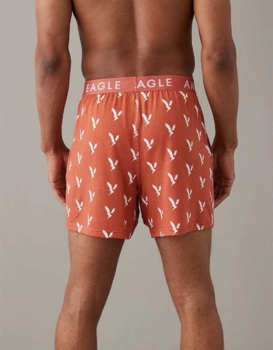 Underwear * | Aeo Eagle Ultra Soft Pocket Boxer Short