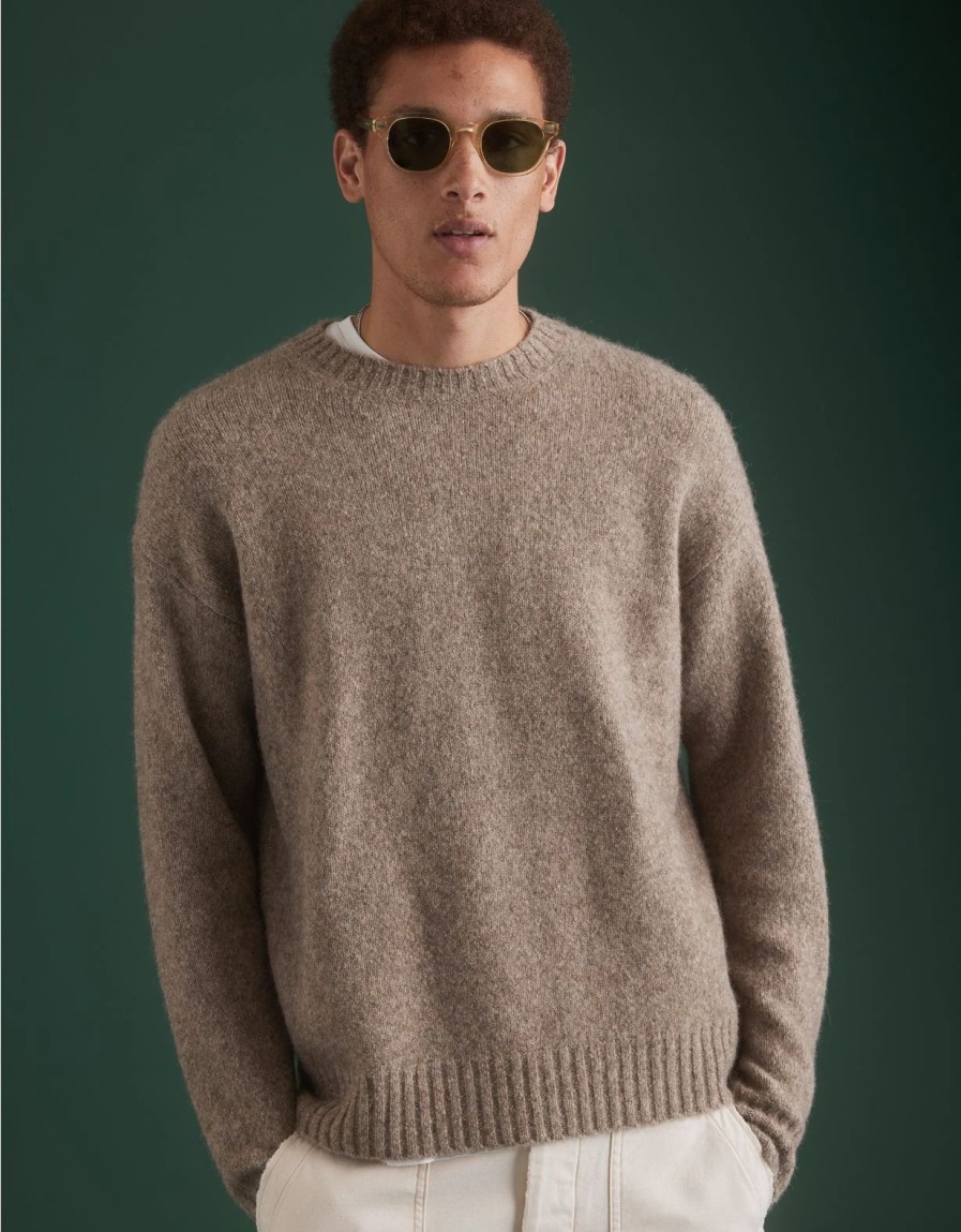 Tops * | Ae77 Premium Alpaca-Blend Sweater