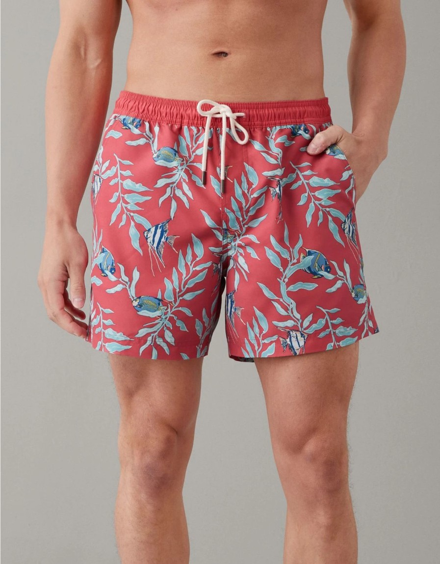 Bottoms * | Ae 5 Tropical Swim Trunk