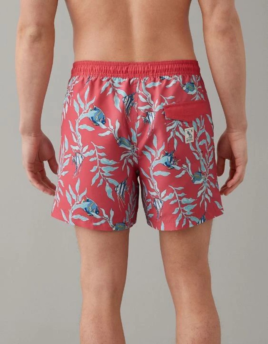 Bottoms * | Ae 5 Tropical Swim Trunk