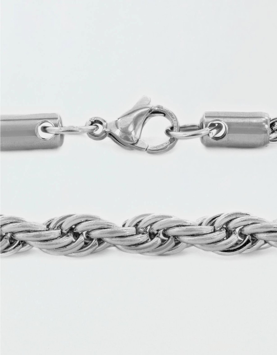 Accessories & Socks * | West Coast Jewelry Stainless Steel Spiga Chain Necklace