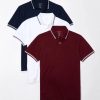 Tops * | Ae Super Soft Legend Pique Polo Shirt 3-Pack