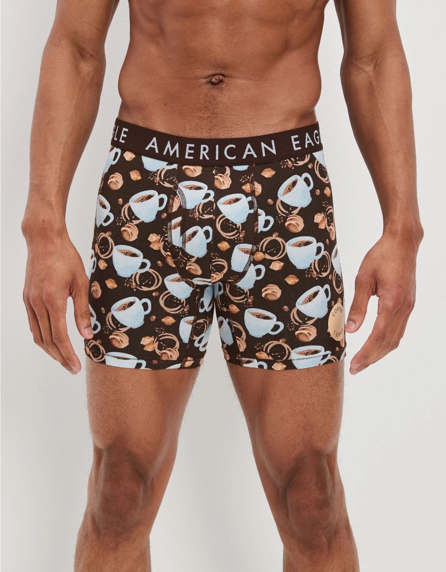 Underwear * | Aeo Coffee Scratch + Sniff 6 Classic Boxer Brief