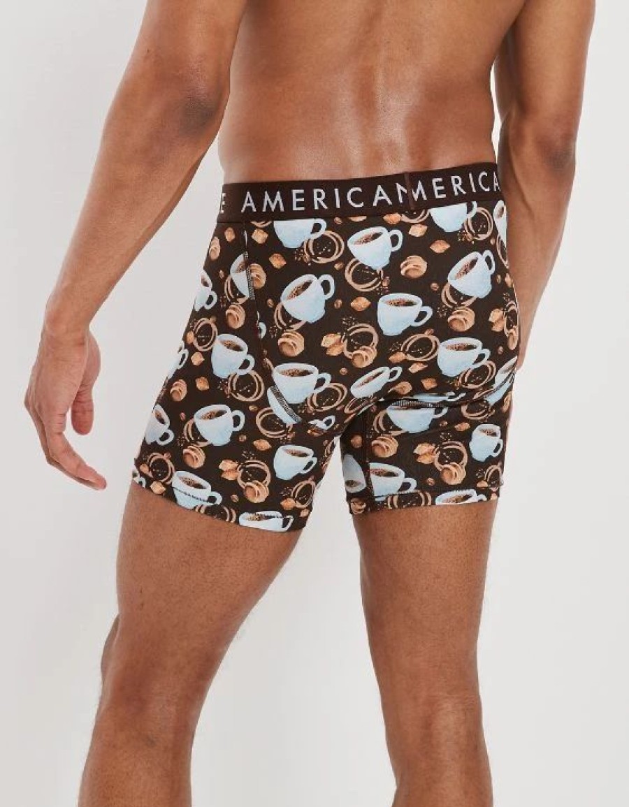 Underwear * | Aeo Coffee Scratch + Sniff 6 Classic Boxer Brief