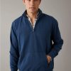 Tops * | Ae Super Soft Quarter-Zip Sweatshirt