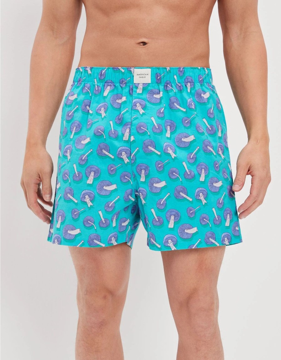 Underwear * | Aeo Mushrooms Stretch Boxer Short