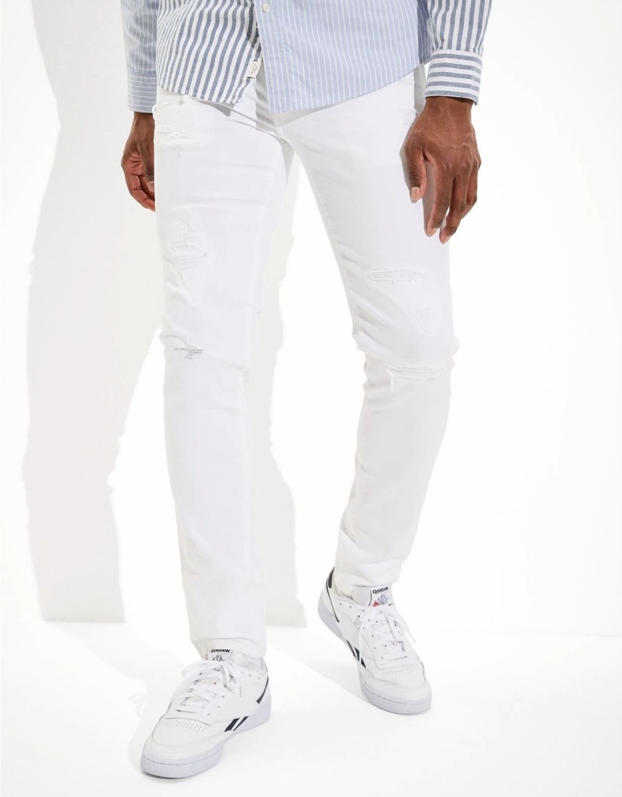 Bottoms * | Ae Airflex+ Patched Skinny Jean