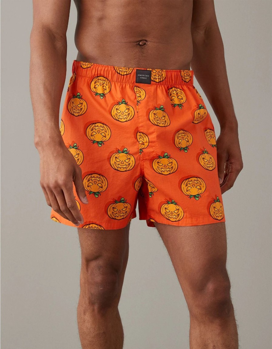 Underwear * | Aeo Pumpkin Stretch Boxer Short