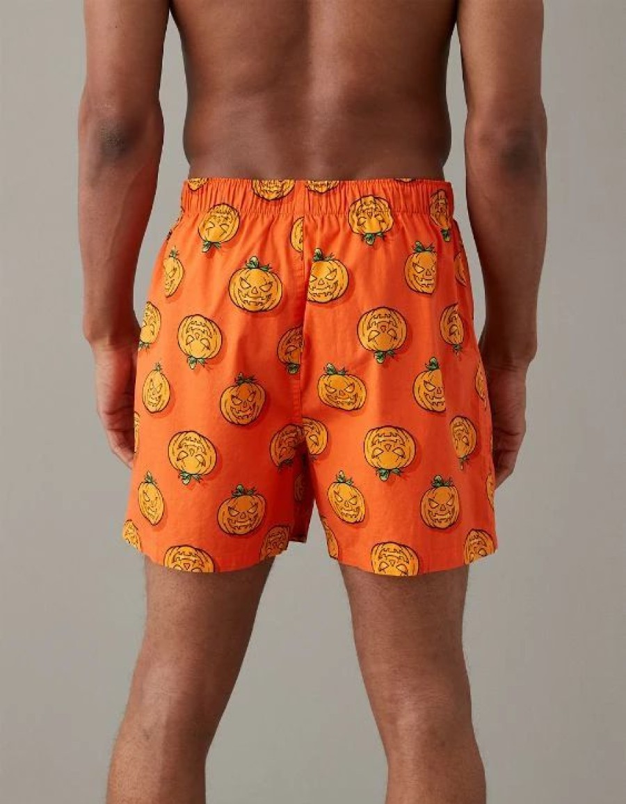 Underwear * | Aeo Pumpkin Stretch Boxer Short