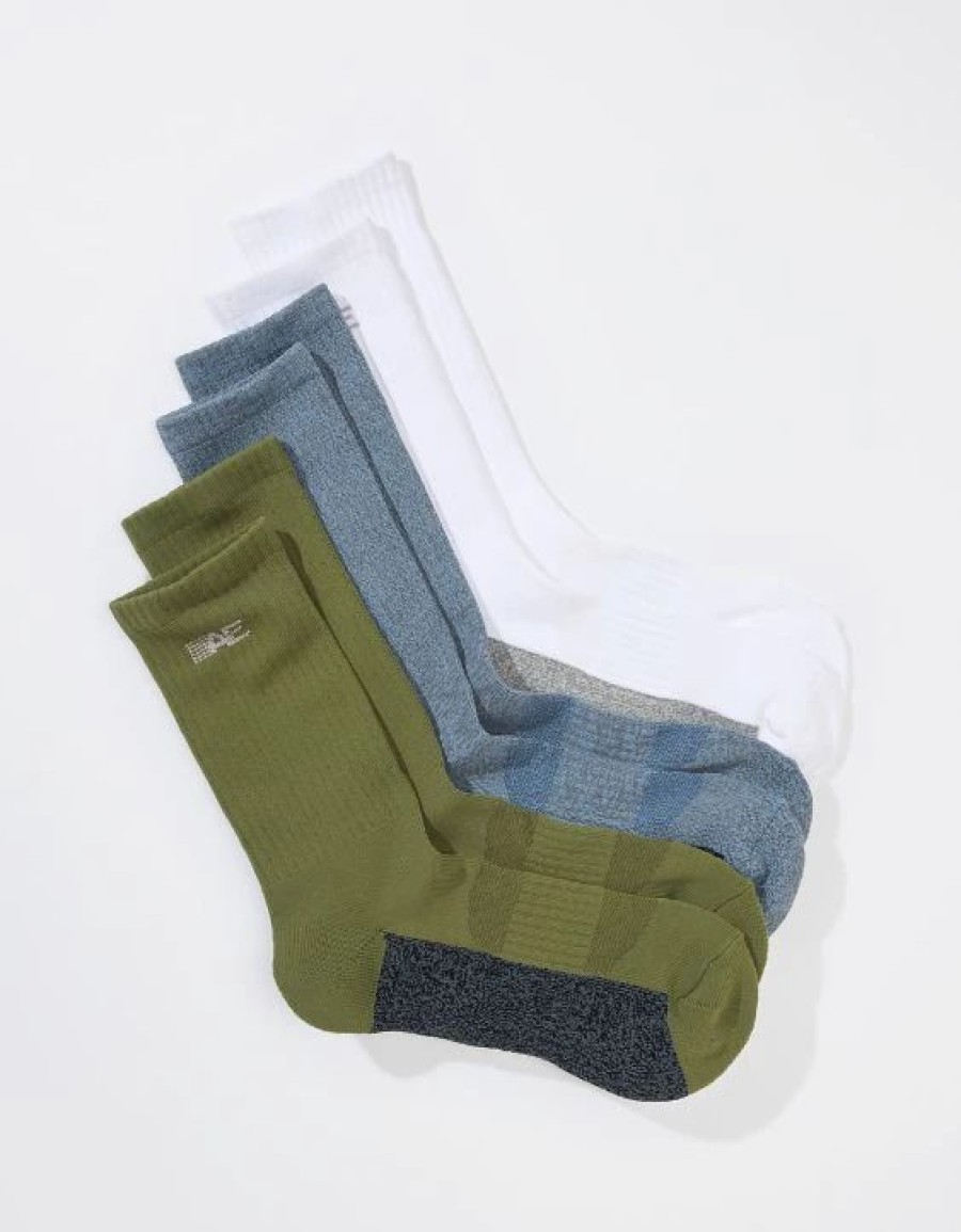 Accessories & Socks * | Ae 24/7 Active Crew Sock 3-Pack