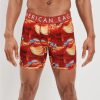 Underwear * | Aeo Orange Burst 6 Flex Boxer Brief