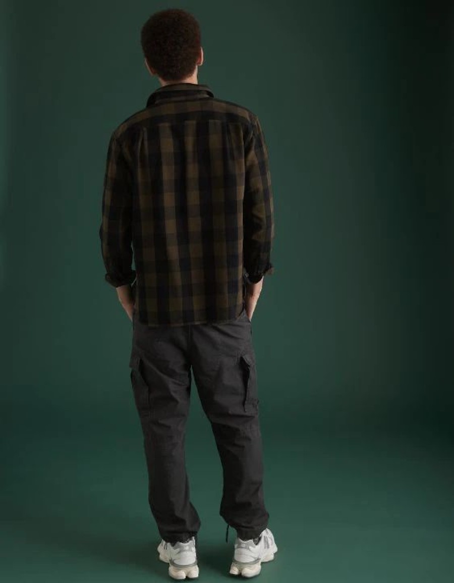 Tops * | Ae77 Premium Flannel Shirt