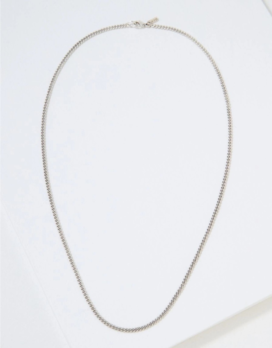 Accessories & Socks * | Aeo Silver Chain Necklace