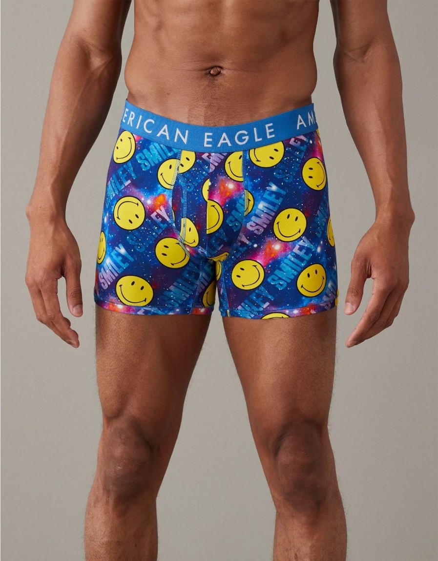 Underwear * | Aeo Smiley Galaxy 4.5 Classic Boxer Brief