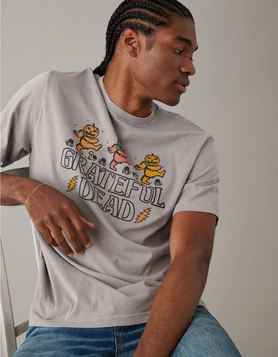 Tops * | Ae Super Soft Halloween Grateful Dead Graphic T-Shirt