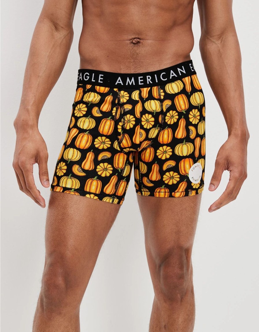 Underwear * | Aeo Pumpkins Scratch + Sniff 6 Classic Boxer Brief