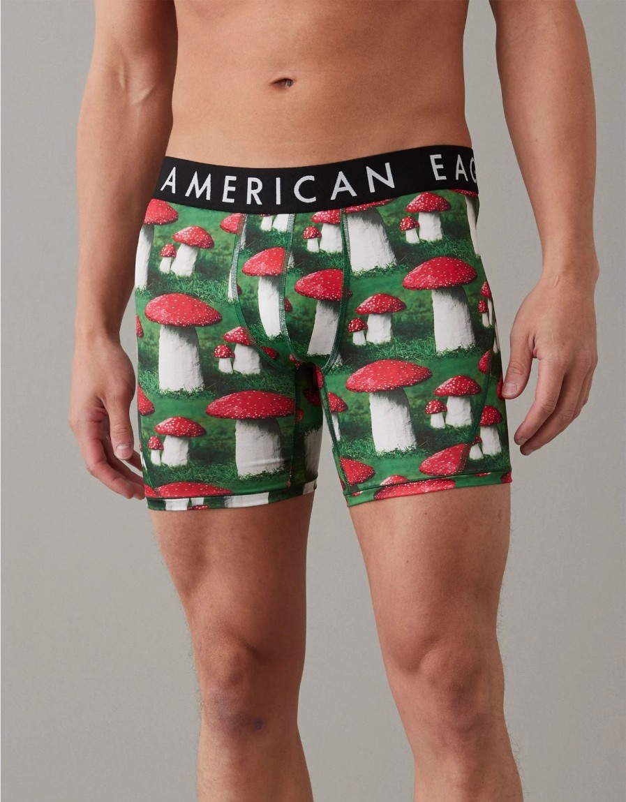 Underwear * | Aeo Mushrooms 6 Flex Boxer Brief