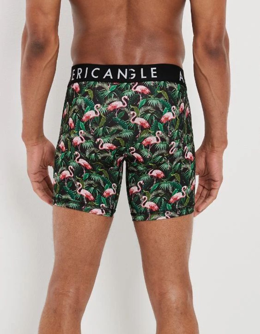 Underwear * | Aeo Tropical Flamingos 6 Horizontal Fly Flex Boxer Brief