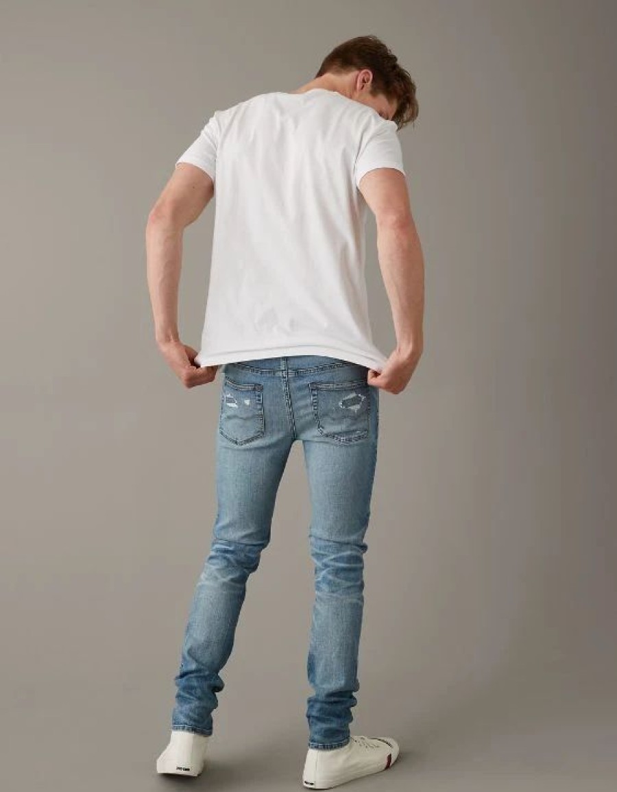 Bottoms * | Ae Airflex+ Skinny Jean