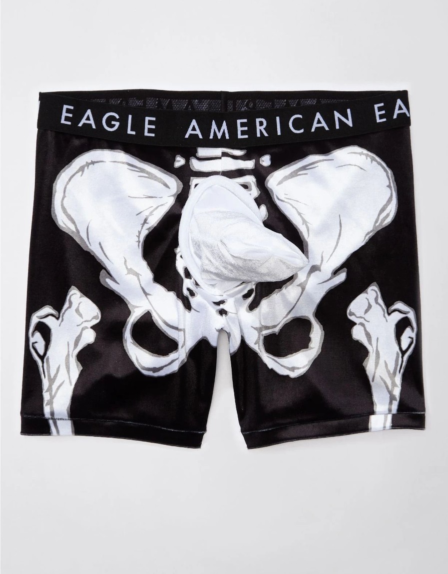 Underwear * | Aeo 6 Skeleton Costume Boxer Brief