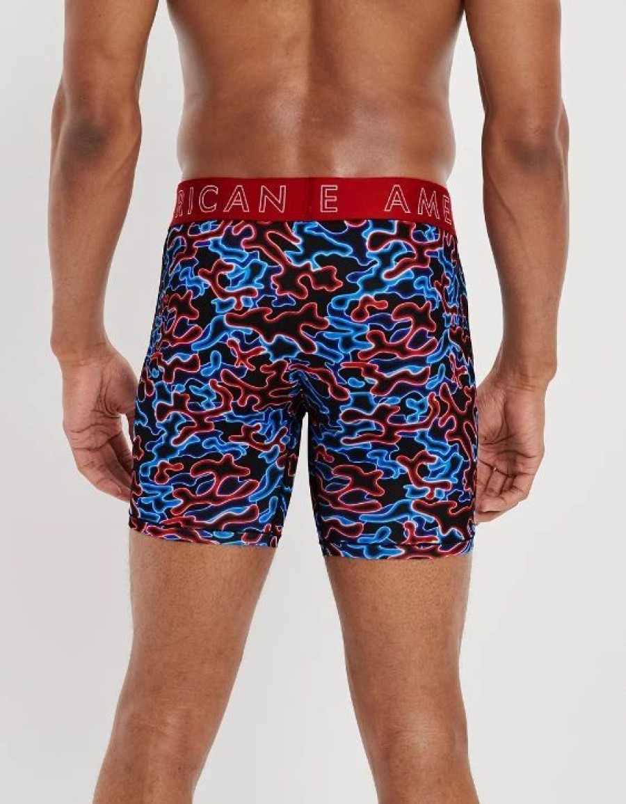 Underwear * | Aeo Neon Camo 6 Flex Boxer Brief