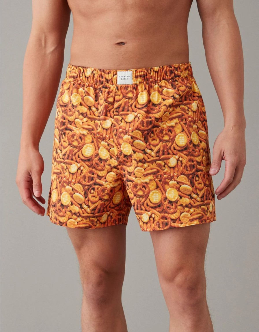 Underwear * | Aeo Pretzels Stretch Boxer Short