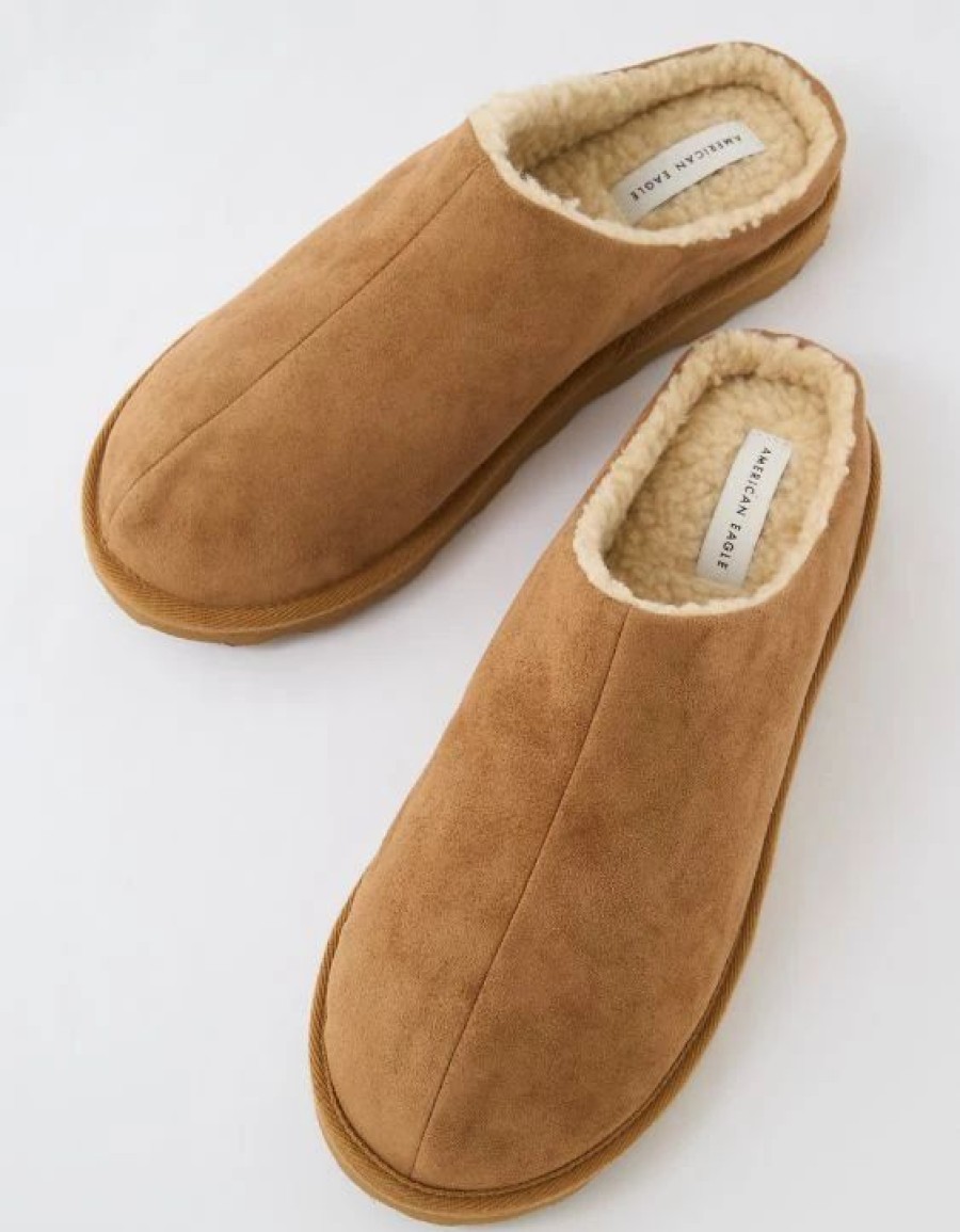 Shoes * | Ae Faux Suede Slipper