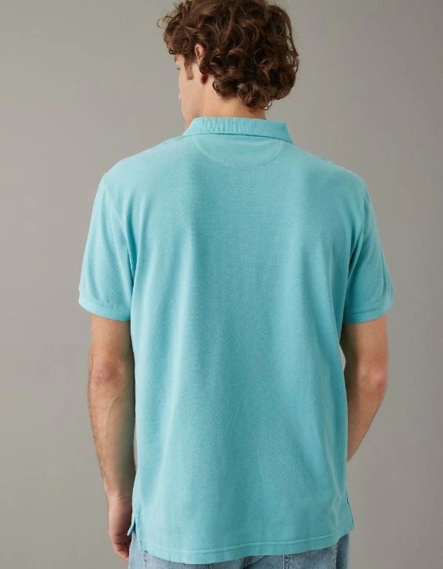 Tops * | Ae Super Soft Legend Pique Polo Shirt