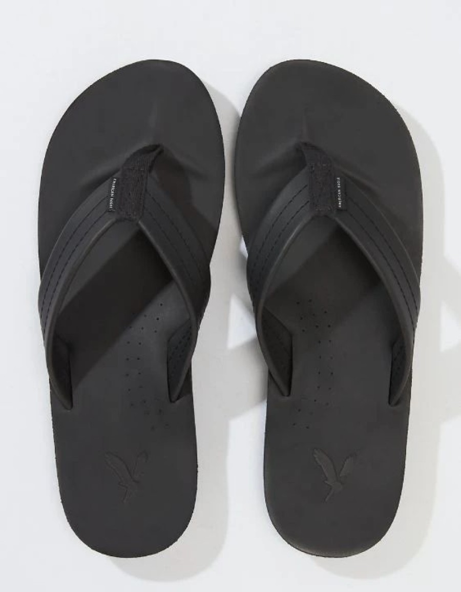 Shoes * | Ae Leather Flip Flop