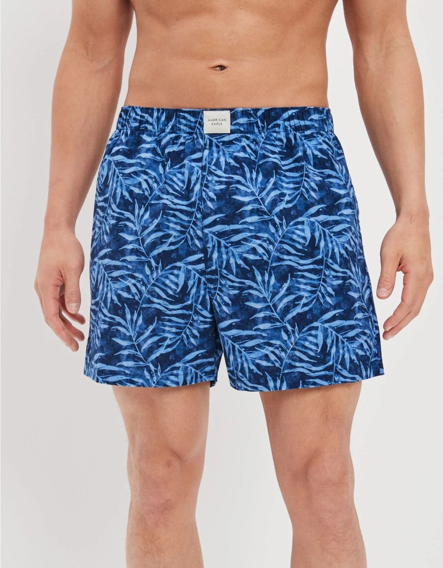 Underwear * | Aeo Tropical Palms Stretch Boxer Short