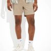 Bottoms * | Ae Flex 7 Lived-In Khaki Short