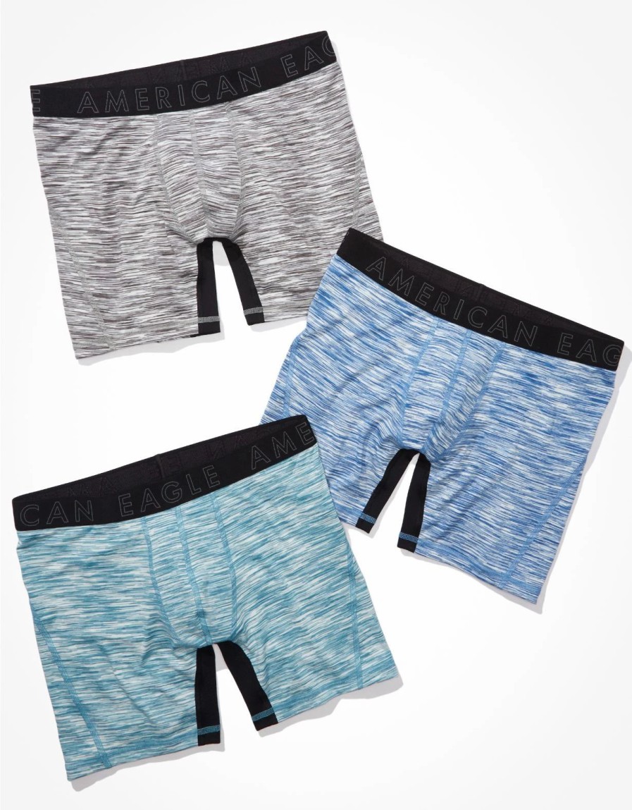 Underwear * | Aeo 6 Horizontal Fly Flex Boxer Brief 3-Pack