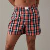 Underwear * | Aeo Plaid Flannel Boxer Short