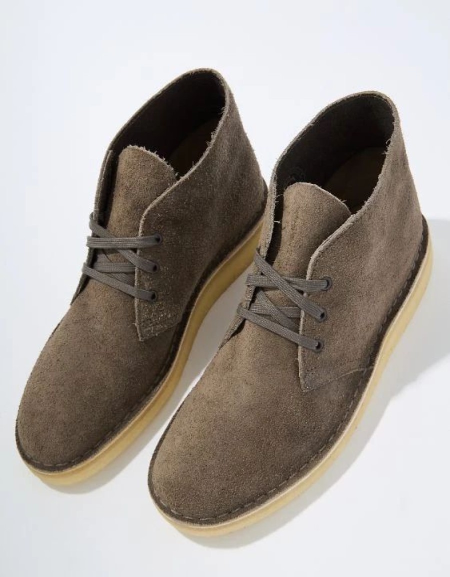 Shoes * | Clarks Men'S Desert Coal Boots