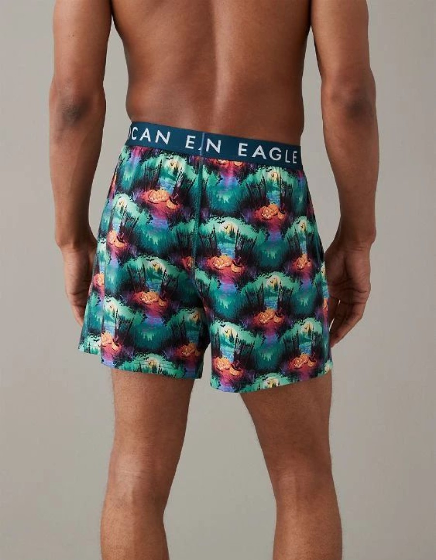 Underwear * | Aeo Haunted House Ultra Soft Pocket Boxer Short