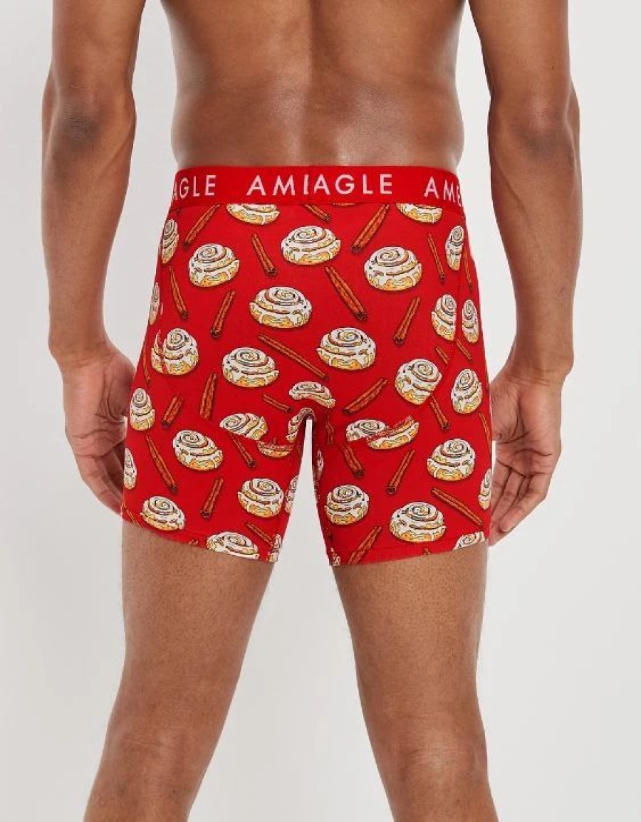 Underwear * | Aeo Cinnamon Buns Scratch + Sniff 6 Classic Boxer Brief