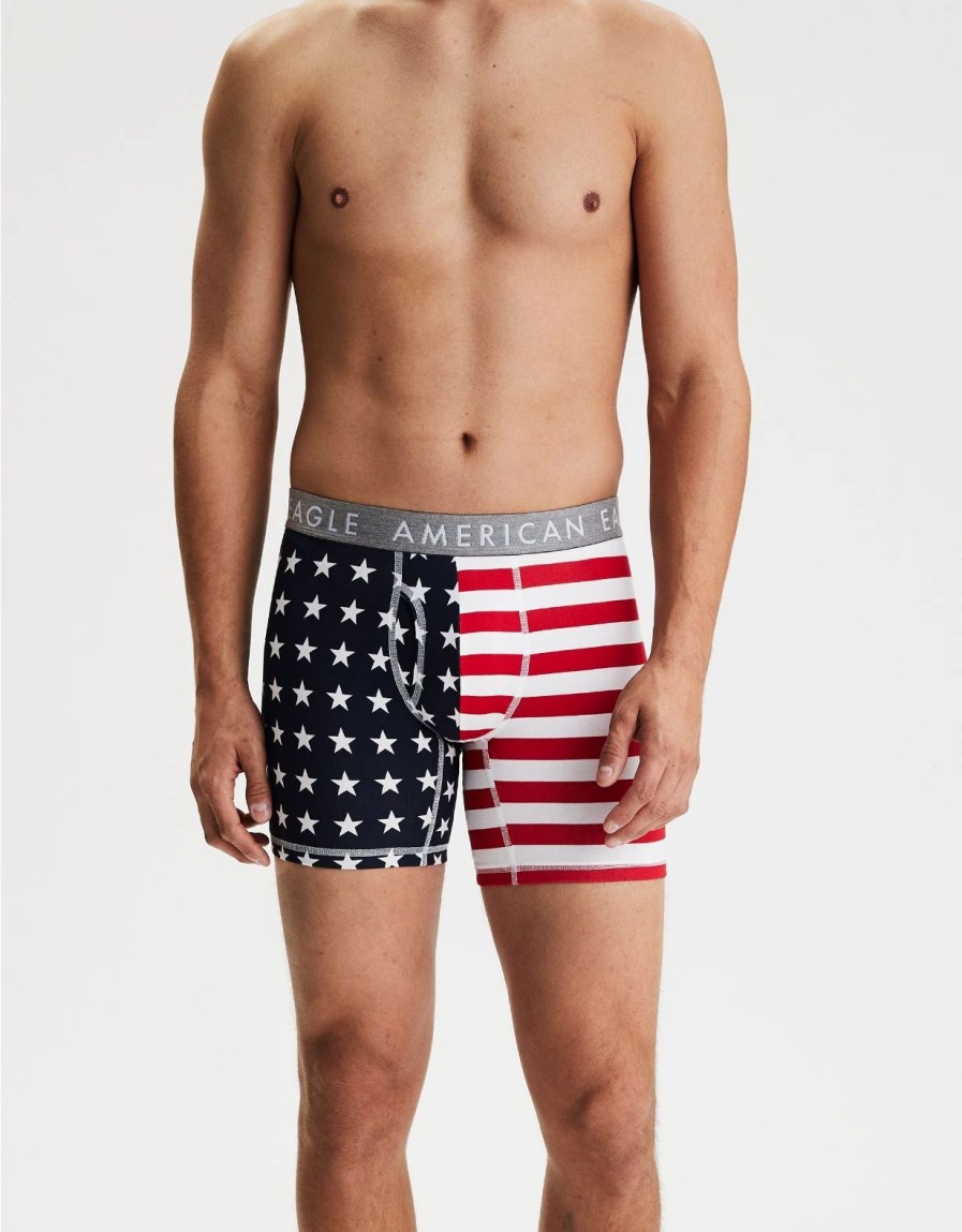 Underwear * | Aeo Stars + Stripes 6 Boxer Brief