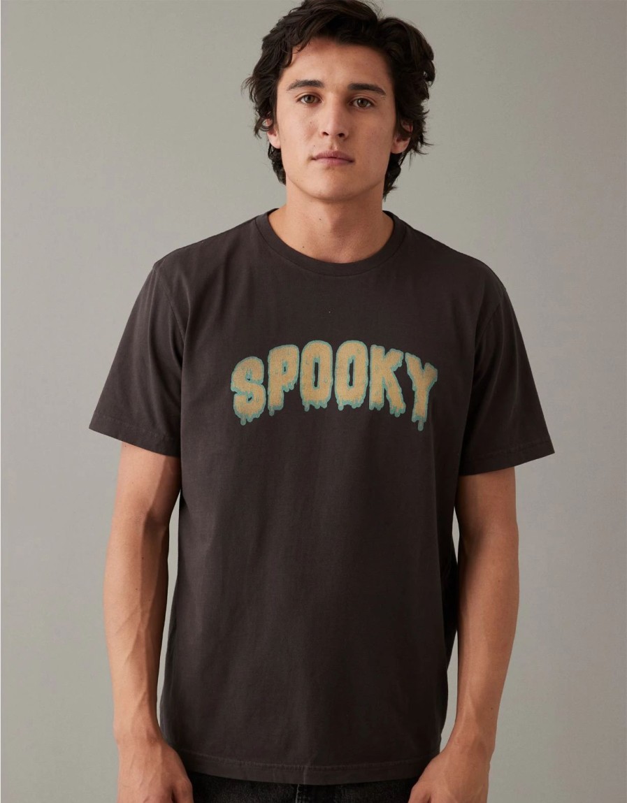 Tops * | Ae Super Soft Halloween Graphic T-Shirt