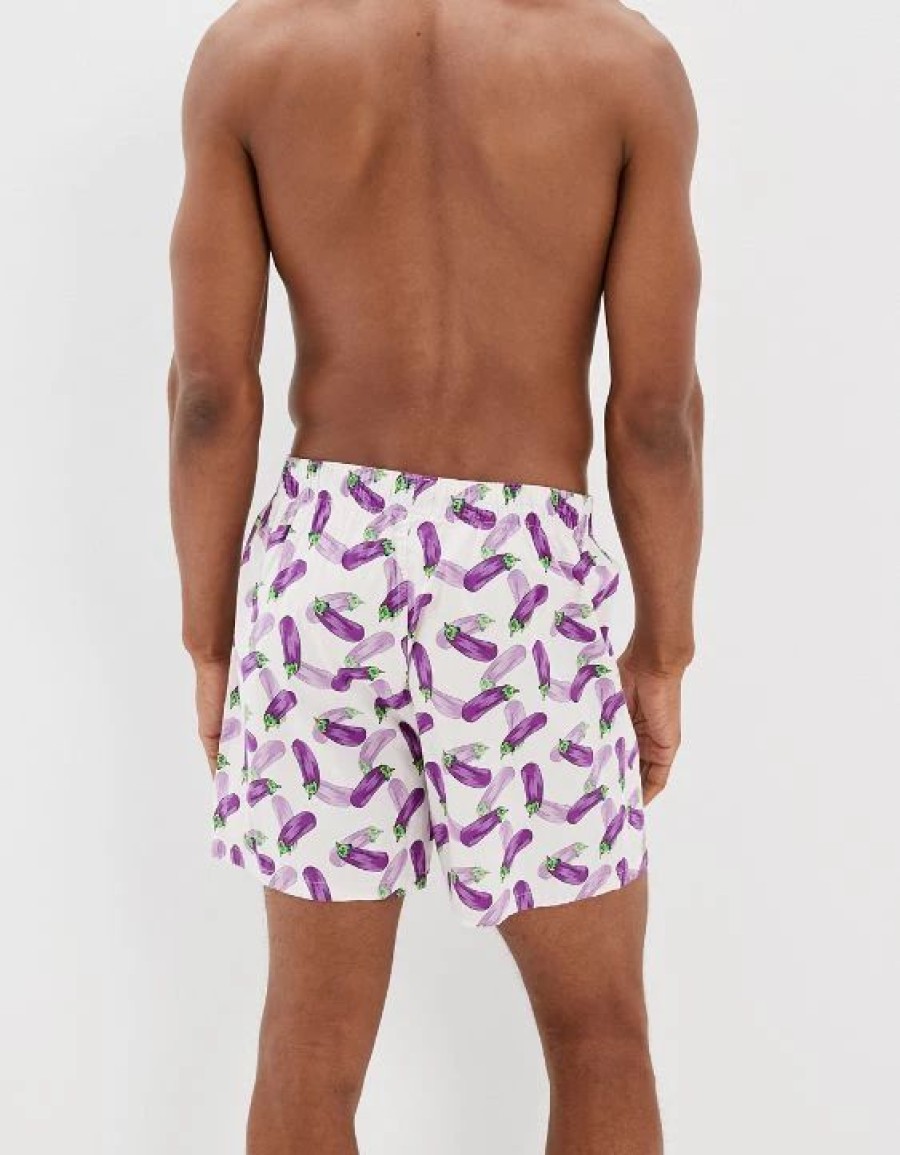 Underwear * | Aeo Eggplants Stretch Boxer Short