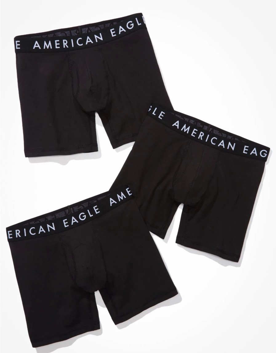 Underwear * | Aeo Solid 6 Classic Boxer Brief 3-Pack