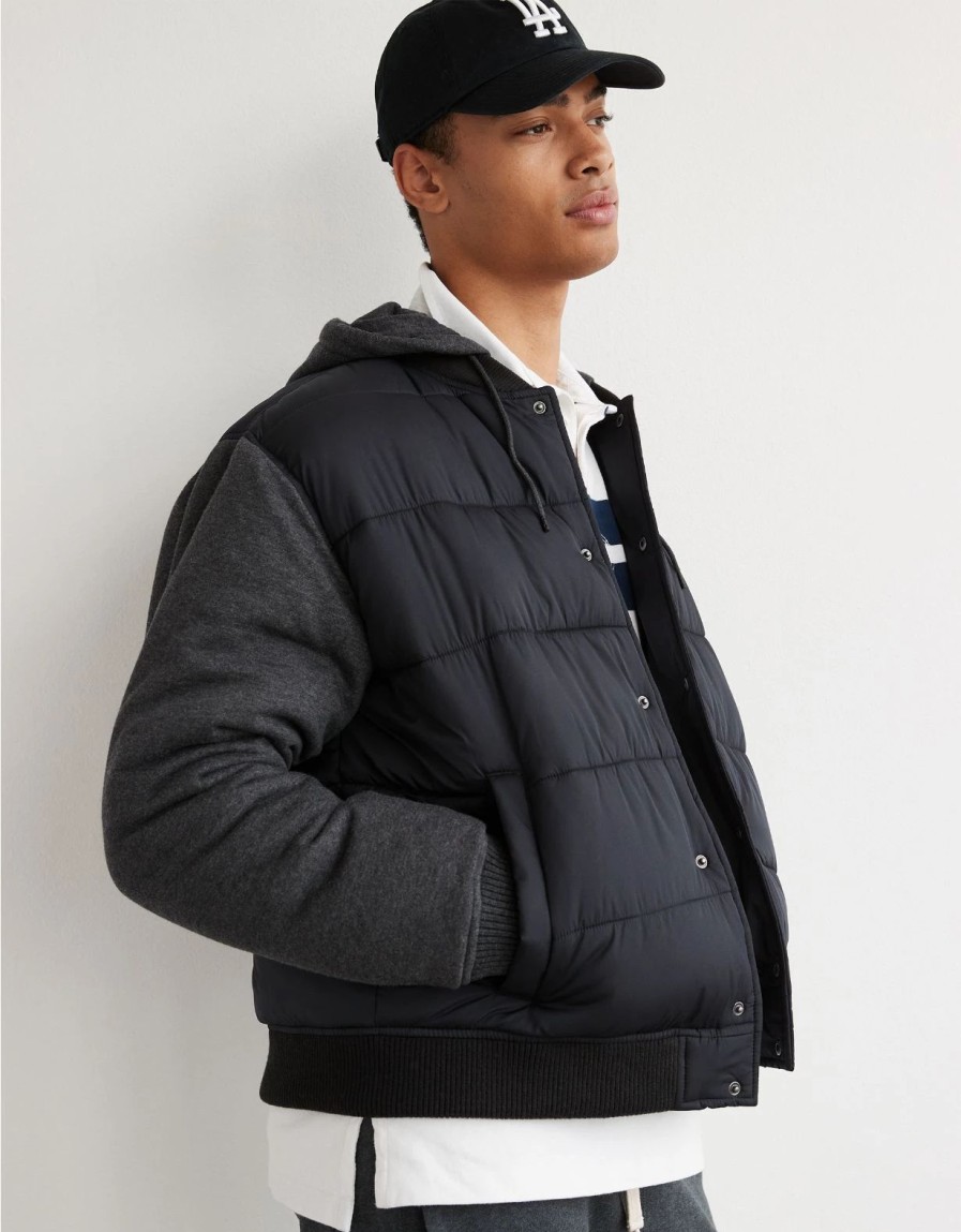 Tops * | Ae Bomber Puffer Jacket