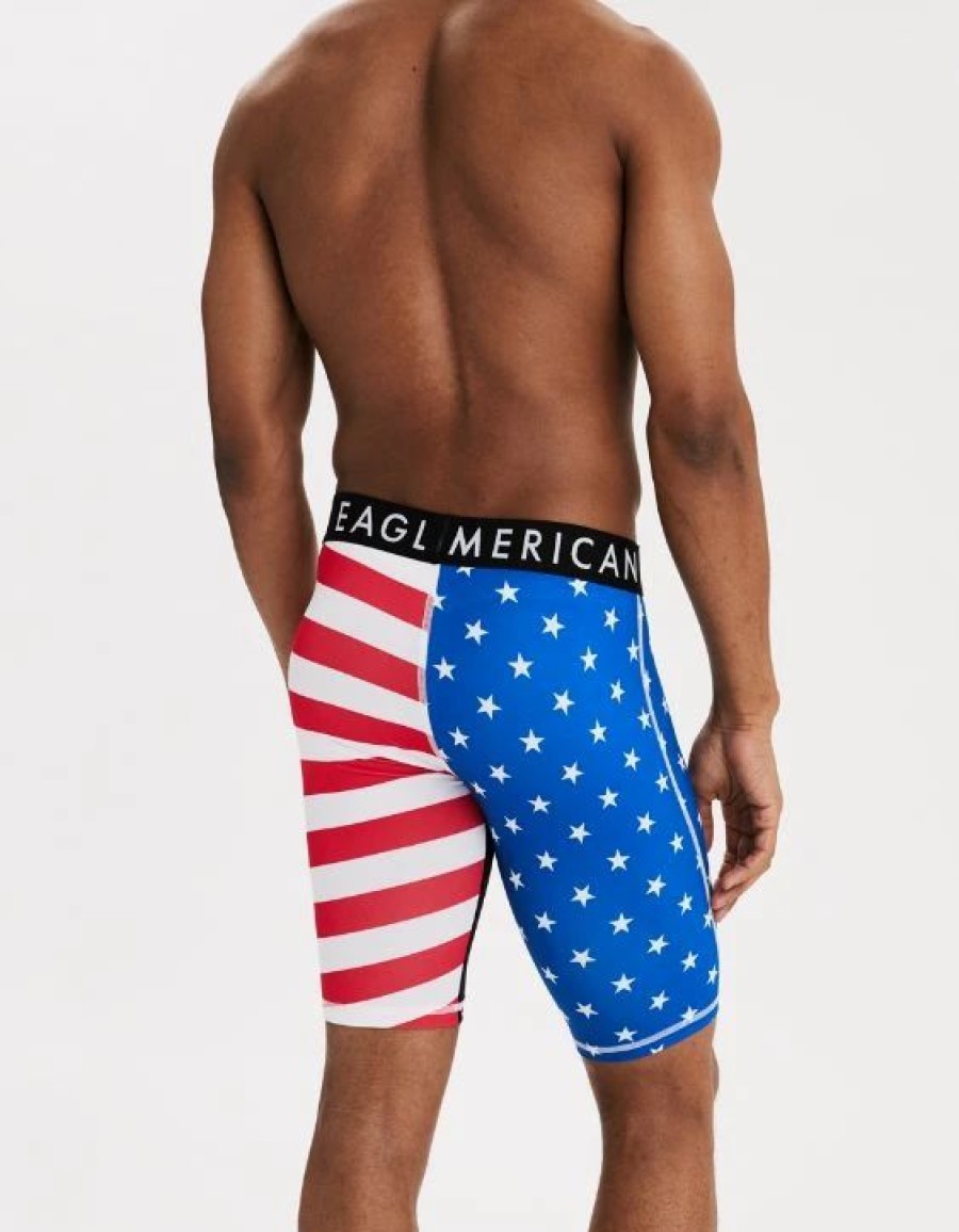 Underwear * | Aeo Stars + Stripes 9 Flex Boxer Brief