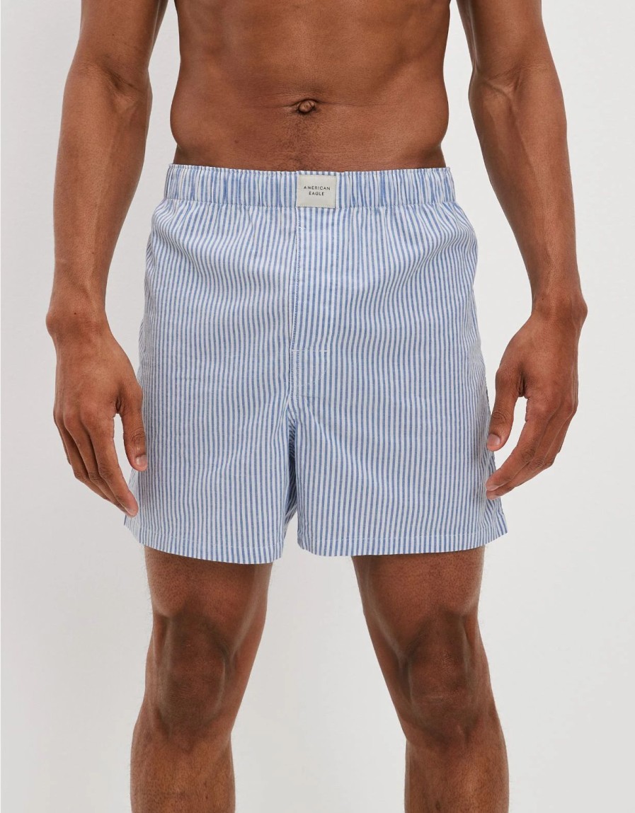 Underwear * | Aeo Striped Stretch Boxer Short