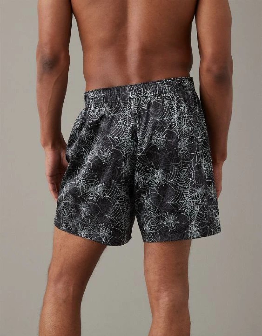 Underwear * | Aeo Spiderweb Stretch Boxer Short